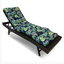 Outdoor Folding Lounger Chair Cushion Recliner Rocking Chair Sofa Mat Chair Cushion For Yard Patio Beach Pool Deck For Outdoor Folding Chaise Lounge Chair Cushion For Beach Sunbathing Patio - 橄欖綠 - 查看 4