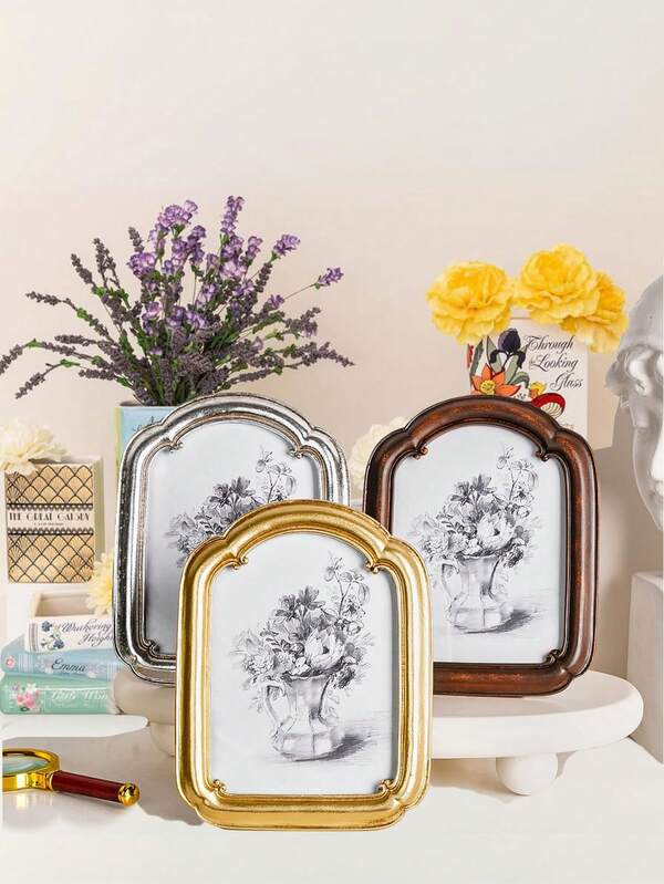 إطار صور ديكور منحني، صفحات داخلية عشوائية، ديكور غرفة المعيشة، إطار صور ديكور المكتب المنزلي بسيط، إطار صور ديكور مكتب غرفة النوم