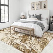 Washable Rugs Abstract Marble Rug, Modern Boho Marble Pattern Area Rug ...