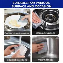 10/20PCS Multifunctional Metal Wonder Cleaning Cloth, Upgraded Double-Layer Thickened Metal Dishwasher, Kitchen Scrubbing Pad, Suitable For Wet And Dry Mesh Microfiber Cleaning Cloth, Suitable For Cleaning Of Metal, Kitchen, Tableware Outdoor Barbecue Tools