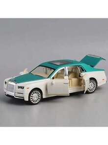 1pc 2025 New High-Quality Premium Alloy Car Model With Sound And Light Effects, Children Toy Car For Parent-Child Interaction, Birthday, Easter, Holiday Gift, Perfect Present