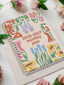 Trees A5 Monthly Planner 2025-2027, Simple Weekly And Monthly Planner Notebook Academic Year Calendar With Notes, 32 Pages, Office & School Supplies, Perfect Gifts - Multicolor - View 5