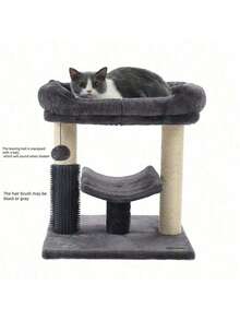 1PC The Multi-Level Cat Tree Tower Provides You With A Super Comfortable Habitat For You To Choose From, With Comfortable Resting Areas, Indoor Cat Scratching Boards, Self Grooming Options, Interactive Hanging Balls, Cat Climbing Frames, Cat Uncles, Multi-Level Cat Rooms, And Cat Nests, Perfect For Cats.