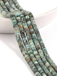 50pcs 2*4mm Round Agate, Turquoise, Quartz White Beads, DIY Bracelet Spacer Beads
