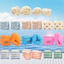 2 pachete de plutitoare gonflabile pentru brațe - aripioare de înot pentru începători, plutitoare pentru piscină pentru învățarea înotului, aripioare de apă reglabile pentru 13-68 kg, accesorii de înot gonflabile