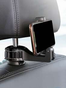 Retractable Foldable Storage Hook - Headrest Hook - Car Phone Holder Backrest Hook Lock Support - Car, Auto Accessories, Travel Essentials, Holiday Necessities - Black/Silver/Red/Blue/Multi-Color/Random Color - 1pc/2pcs/4pcs - ABS Material For Women Storage Organizer Travel Essentials Back To School Dormitory Storage
