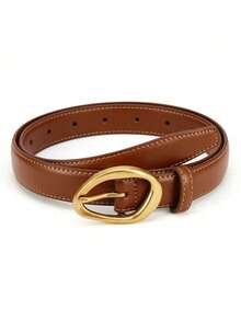 2 件女士时尚高端腰带，合金针扣商务休闲牛仔配饰腰带，情人节和母亲节礼物。 - 彩色 - 查看 3