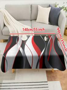 1/20 Stück Schwarz-Weiß Tischdecken, rechteckige Speise- und Kaffeetisch Tischdecken, 3D Optische Effekte, 2D bedruckte Tischdecken, Hochzeitstisch Dekorationen, Heim Dekorationen, geeignet für Picknicks, Camping, Hochzeiten, Geburtstagsfeiern