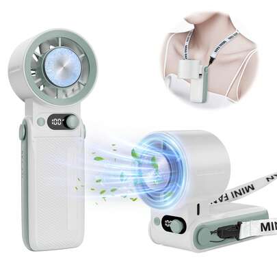 【2025新モデル MAX-23%冷却】ハンディファン 冷却プレート 携帯扇風機  史上最強199無段階調節 折りたたみ式　6000mah大容量 ハンディ扇風機 手持ち扇風機 ハンド扇風機 20-35dB 静音 超強力大風量 小型 卓上扇風機 瞬時冷感 USB充電式 最大44時間持続使用 液晶残量表示 熱中症対策 花火大会/スポーツ観戦/オフィス/アウトドアなどに適用