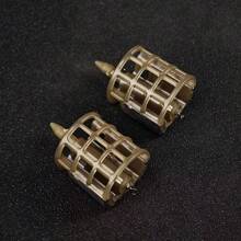 2pcs Portable Feeders Cage Lightweight Fishing Feeder Cage