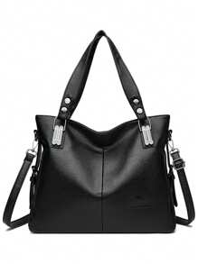 Soft Leather Women's Tote Bag 2025 High-Quality Crossbody Bags For Women 2025 Large Capacity Casual Shoulder Messenger Bags Sac