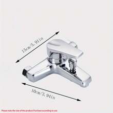 1pc Set Stainless Steel Bathroom Shower Faucet, Basin Toilet Bath Tub Mixer Valve, Hidden Wall-Mounted Three-Way Tap. Zinc Alloy Bathtub Shower Mixer Faucet, High Pressure Water Control, No Electricity Needed, Easy Installation