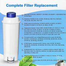 1/2/3/4 Repuestos de filtros de máquina de café para DeLonghi DLSC002, cartuchos de filtro de agua con carbón activado suavizante, compatibles con ECAM, ESAM, ETAM, BCO, EC, de vuelta a la escuela