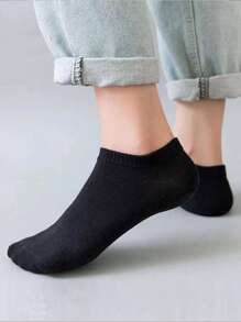 5 pares de calcetines tobilleros en negro, blanco y gris para hombre, de uso casual y clásico para uso diario, adecuados para parejas, familias y regalos, para todas las estaciones