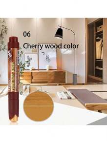 1 Furniture Repair Marker, Wooden Cabinet, Floor Repair And Filling Rod, Scratch Recovery Kit, Touch Up Paint Pen, Composite Material Repair (Some Styles, Positions Or Logos Are Randomly Shipped And Do Not Affect Use)