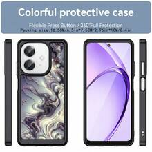 3 นำเทรนด์ เคสโทรศัพท์แฟชั่นสำหรับ OPPO Reno และ Realme 14 GT7 C75 P3 Narzo 70X/N65 C65 12X 12 13 13 Pro+ Note 50 X7 V23 V20 V13 Narzo N53/60 Pro/50/30 GT5 GT2 GT Neo Flash Neo 3 Neo 2T C53 C51 11 Pro+ 10T 10S 10 9i 9 5G Speed 8S 8 Pro และ OneP กันน้ำ กันกระแทก ป้องกันการตก ป้องกันรอยขีดข่วน - สีดำ - ดู 4
