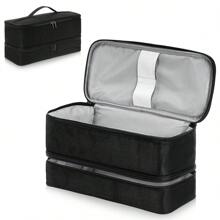 Estojo de Viagem Portátil de Grande Capacidade para Secador de Cabelo e Acessórios, Nécessaire, Bolsa de Toucador, Ferramentas de Penteado, Essencial para Viagens, Presentes de Feriados (Dia dos Namorados, Natal, Dia das Mães)