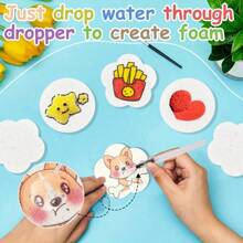 31pcs DIY Fun Paper Art Crafts For Creative Activities, Expandable Foam Paper Craft, Ideal Gift For School, Office And Home Interaction, Emotional Communication & Companionship
