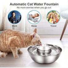 360°Automatic Cat Water Dispenser 67oz 2L Silent Pet Drinking Fountain With 5 Filter For Dogs Cats Small Animals - asPic - View 8