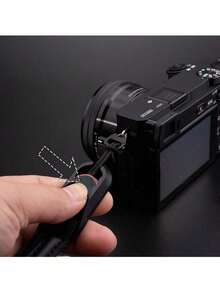 Correa de cámara ajustable de poliamida, con liberación rápida, cuerda de escalada, con correa cruzada para el hombro y el cuello para cámaras réflex, DSLR y digitales sin espejo, compatible con Nikon, Canon, , en color rojo - Multicolor - Ver 4