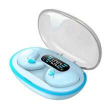 X55 Mini Earphone Wireless Earphone Headphones Noise Reduction Sport Game Sleep Bluetooth Earbuds HIFI Stereo Music Headset Wireless Bluetooth Headphones Waterproof Noise-Proof LED Earbuds With Mic Wireless Headset Bluetooth Earphones