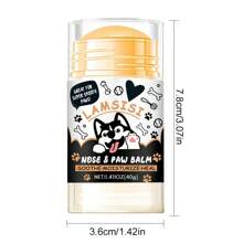 40 g Baume pour coussinets de pattes pour chiens - Apaisant pour les coussinets de pattes des chiens - Guérit, répare et hydrate les nez et les pattes secs - Idéal pour les conditions météorologiques extrêmes - 1,411 oz