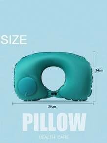 STONEGO Travel Washable Neck Cushion  Pillow Inflatable Air Blow Up Travel Pillow Airplane Inflatable Neck Pillow Travel Accessories Comfortable Sleep Pillows Camping Portable Outdoor Sleeping Bag Pillow Stonego Life Supplies