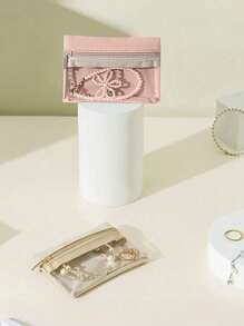 1/2/3 buc cutie de bijuterii portabilă, cercei, colier, geantă de bijuterii, geantă de depozitare, brățară cu inel, geantă de depozitare a bijuteriilor de călătorie, accesorii esențiale de călătorie, geantă de călătorie pentru vacanță, înapoi la școală, cutie de bijuterii, organizator de bijuterii