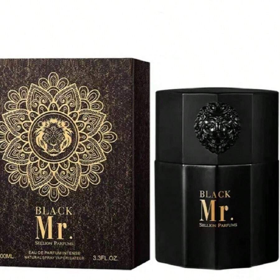 Sherniland Midnight Agarwood Perfume Sellion Black Mr Sports Lasting Fragrance Fashion Men - Black - View 1