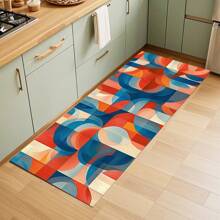 1/2 Piezas Felpudo de cocina minimalista moderno, adecuado para interior/exterior, absorbente de agua y antideslizante, aplicable a dormitorio, baño, cocina, entrada - Decoración del hogar lavable a máquina