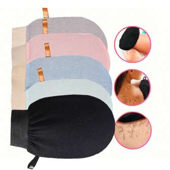 1-2 pièces Gants de gommage corporel, gants de douche exfoliants à double face pour éliminer la peau morte, gants de bain nettoyants en profondeur pour hommes et femmes