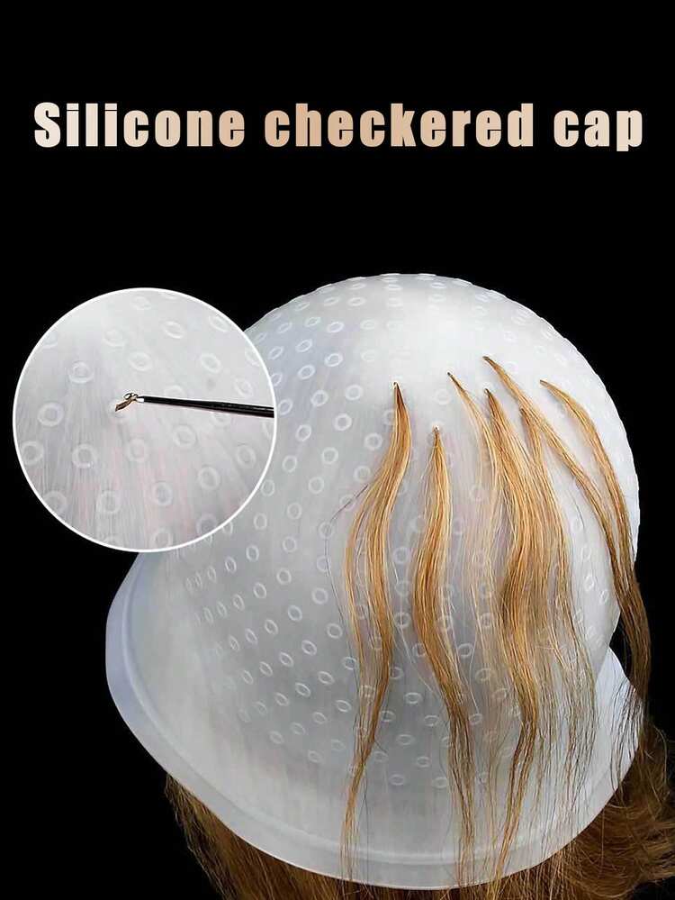 2/6pcs Salon Use Highlighting Cap, Silicone Hair Coloring Cap, Reusable Hair Highlighting Cap, Hair Dyeing Tool,Slick Back Brush,Barber Accessories,Hair Dryer,Hair,Barber,Hair Tools,Hair Products,Hair Accessories,Edge Brush,Barber Accessories,Travel,Hair Dryer,Hair Stuff,Hair Spray,Hair Accessories,Curly Hair Products,Hairdressing Equipment,Accessories,Hair Cutting Scissors,Christmas,Barbershop,Barber Accessories, Hair Accessories, Hairdressing,Hair Dryer,Hair, Accessories, Hair Products, Hair Tools, Hair Stuff, Hair Care, Curly Hair Brush, Barber, Barber Accessories, Hairdressing Equipment,Travel Essentials,Hairstyle,Hairdressing - Multicolor - View 1