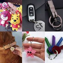 Hot Picks 40 Pack Black Key Ring Keychain Assorted In 4 Sizes Metal Round Split Key Chains Rings For Home Car Dog Tag Office Lanyards Keys Attachment