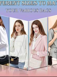 2 Pcs Women Purse Strap Extender Chain For Handbags - Exquisite Replacement Chain Strap - Multicolor - View 9