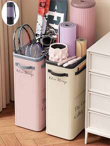 1pc Yoga Mat Storage Basket Fitness Equipment Sports Equipment Storage Basket Home Stitched Foam Axis Storage Rack Removable Convenient And Lightweight