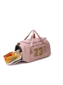 男女通用单肩包，运动/健身/旅行包，带独立鞋隔层，大容量