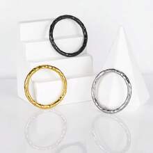 1 pieza Nuevo accesorio de moda para orejas estiradas, aro de acero inoxidable simple para dilataciones de oídos, kit de dilatación de joyería para mujeres