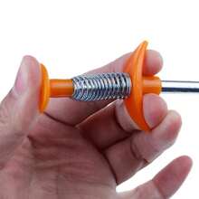 Desentupidor De Pia Ralo Com Garra 90cm Limpa Canos De Cozinha Ralos Banheiro Pegador De Cabelos - 1P(90cm) - Visão 5