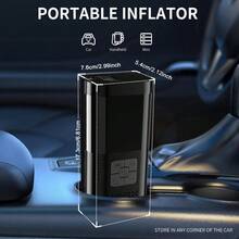 Bomba de neumáticos rápida de 150 PSI, compresor de aire portátil inflador de neumáticos - equipado con luz LED, medidor de presión de neumáticos y diseño inalámbrico inteligente de un solo botón - adecuado para automóviles, motocicletas, bicicletas y balones deportivos, tres veces talla grande rápido - Multicolor - Ver 10