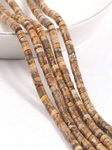 50pcs 2*4mm Round Agate, Turquoise, Quartz White Beads, DIY Bracelet Spacer Beads