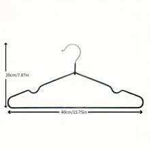 60/20/10/1-Pack Non-Slip Heavy Duty Metal Clothes Hangers - Traceless Shoulder Design For Coats/Dresses/Shirts, Sturdy Garment Hangers With Rustproof Hooks (Space-Saving Closet Organizers For Bedroom/Bathroom/Laundry)