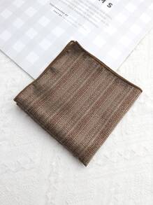 1pc Pocket Square Handkerchief, Suitable For Business, Party, Casual And Streetwear