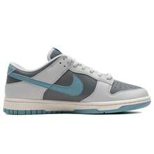 Zapatillas Nike Dunk Low Retro para hombre, zapatos deportivos casuales cómodos y ligeros - Polvo claro/Azul real denim/Gris humo/Blanco vela - Ver 2