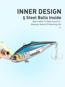 KINGDOM Kingdom VIB 60mm 75mm Fishing Lures Sinking Artificial Bait Good Action Wobblers Lure Fishing Swim Hard Baits For Ice Fishing