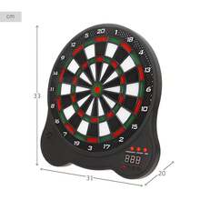 Aktive Diana electrónica hasta 4 jugadores, pantalla y marcador digital con 29 juegos diferentes, 5 variaciones, incluye 3 dardos flexibles31x20x33 cm ✅ Entrega 24/48h a España (península) - Blanco - Ver 4