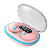 X55 Mini Earphone Wireless Earphone Headphones Noise Reduction Sport Game Sleep Bluetooth Earbuds HIFI Stereo Music Headset Wireless Bluetooth Headphones Waterproof Noise-Proof LED Earbuds With Mic Wireless Headset Bluetooth Earphones