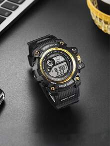 Multi-Function Alarm Clock & Chronograph Electronic Watch, Sports Electronic Watch For Teenagers - Multicolor - View 16