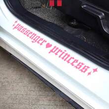 Passenger Princess Vinyl Car Decal, Girly Vinyl Sticker For Window, Fashion Vinyl Decal, Cute Car Accessories, Vinyl Car Decal For Women