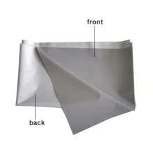 YJMOYE YJMOYE 72/100/120 Zoll Projektionsleinwand, tragbare 16:9 4K reflektierende Stoff Leinwand Grau für 1LCD Serien Movie Video Heimprojetoren, einfach zu installieren ohne Löcher zu bohren