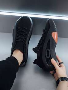 男士运动休闲鞋篮球鞋透气跑步鞋男士网面健身鞋高端男鞋大码新款休闲滑板鞋男士透气运动鞋轻便舒适百搭时尚运动休闲鞋系带男鞋运动鞋